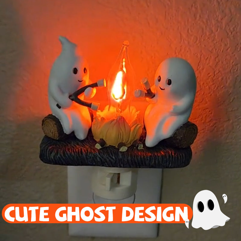 2024 Ghost Campfire Flickering Nightlight 🔥👻