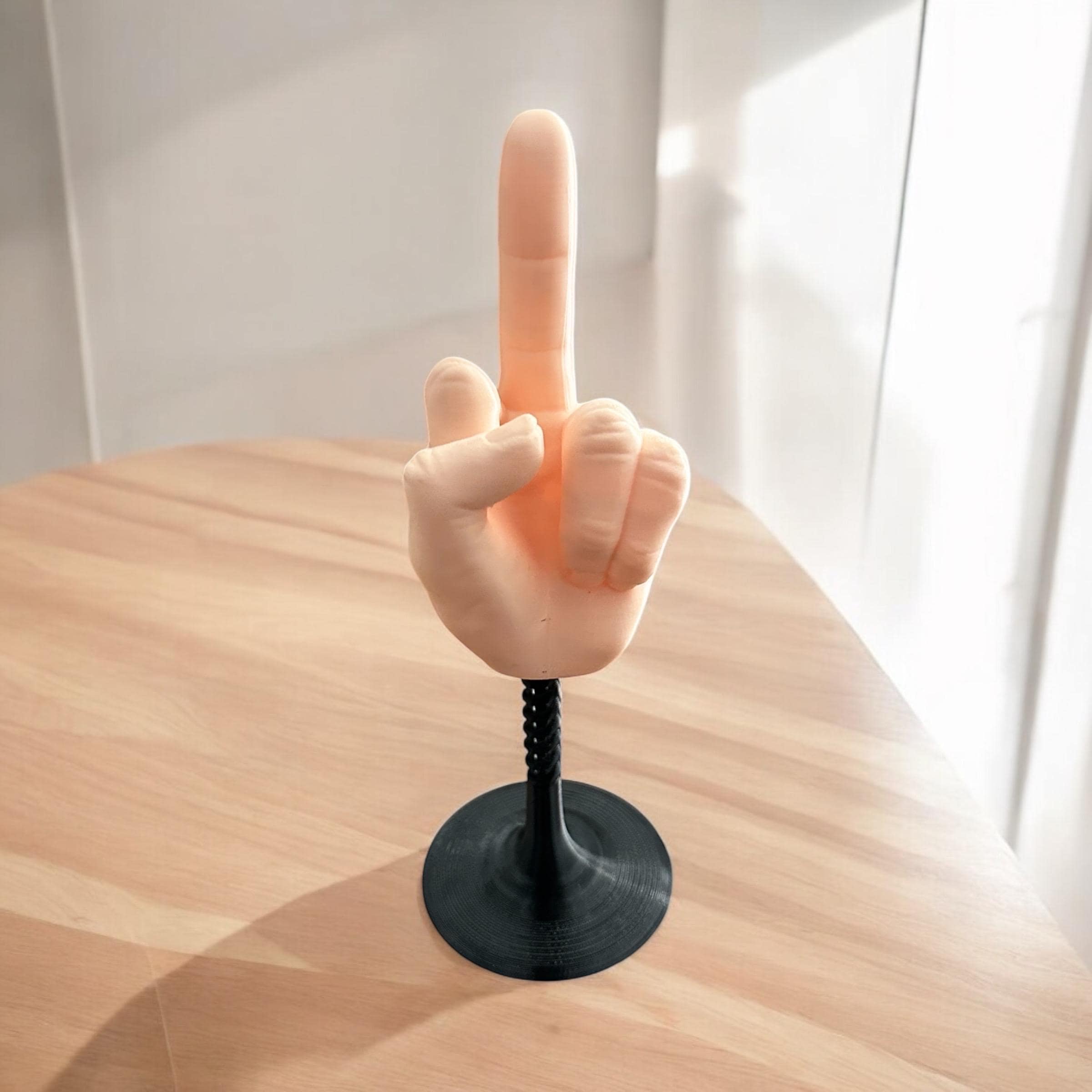 Springy Middle Finger Desk Mate and Toy