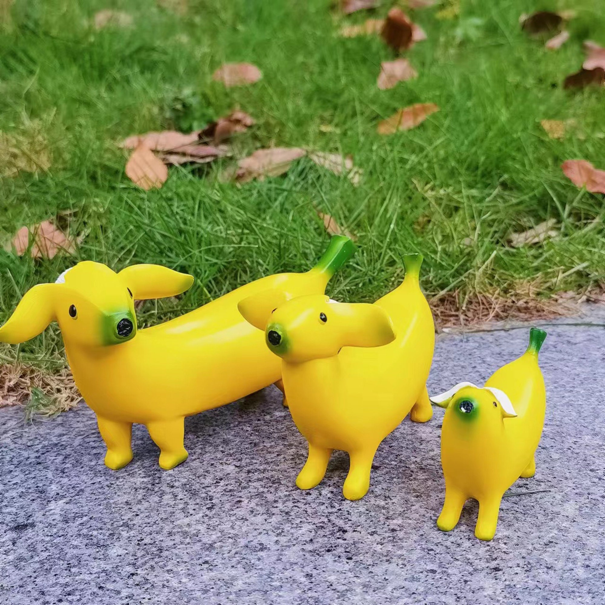 Banana Dog Statue 