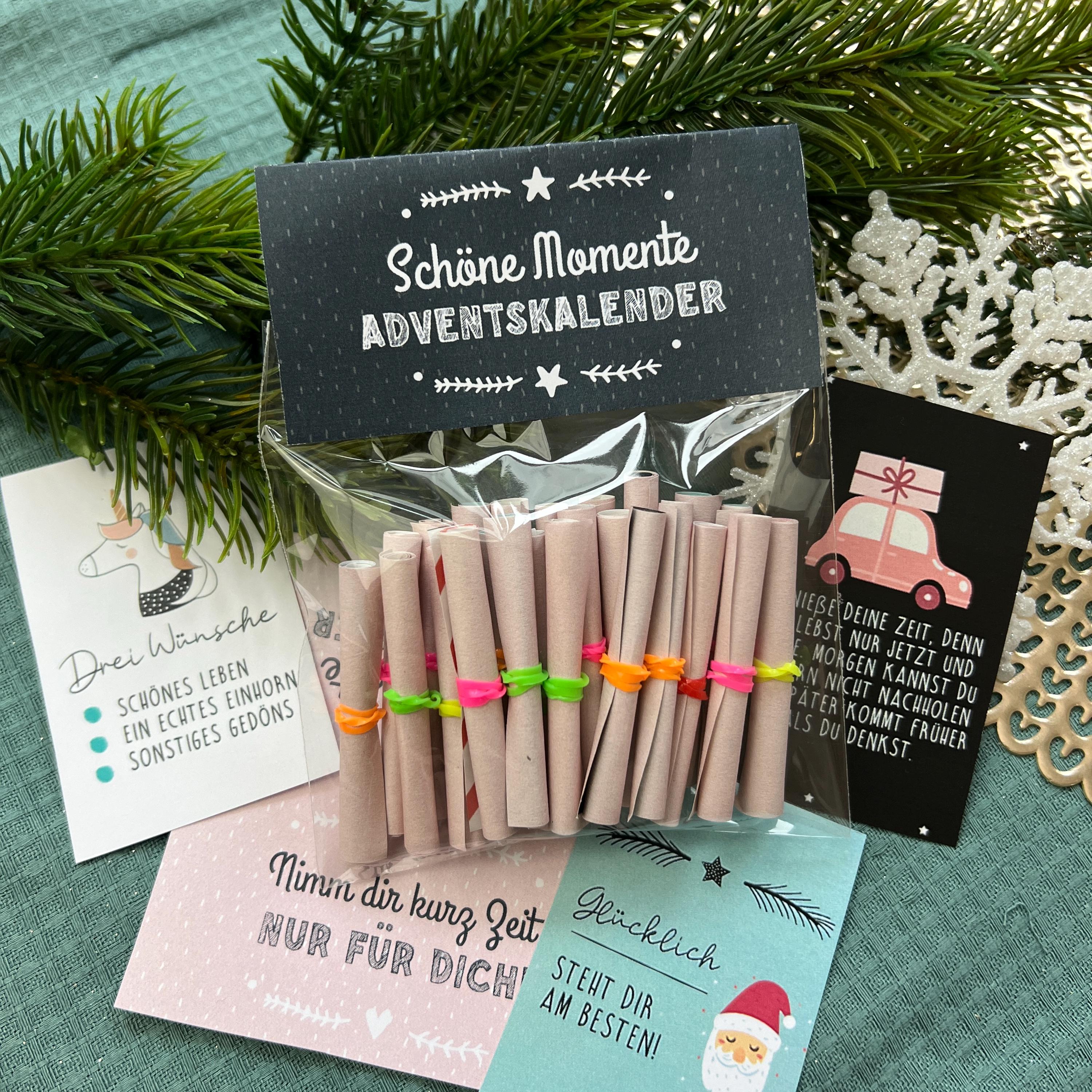 Advent Calendar Tickets with 24 Self-Love Moments