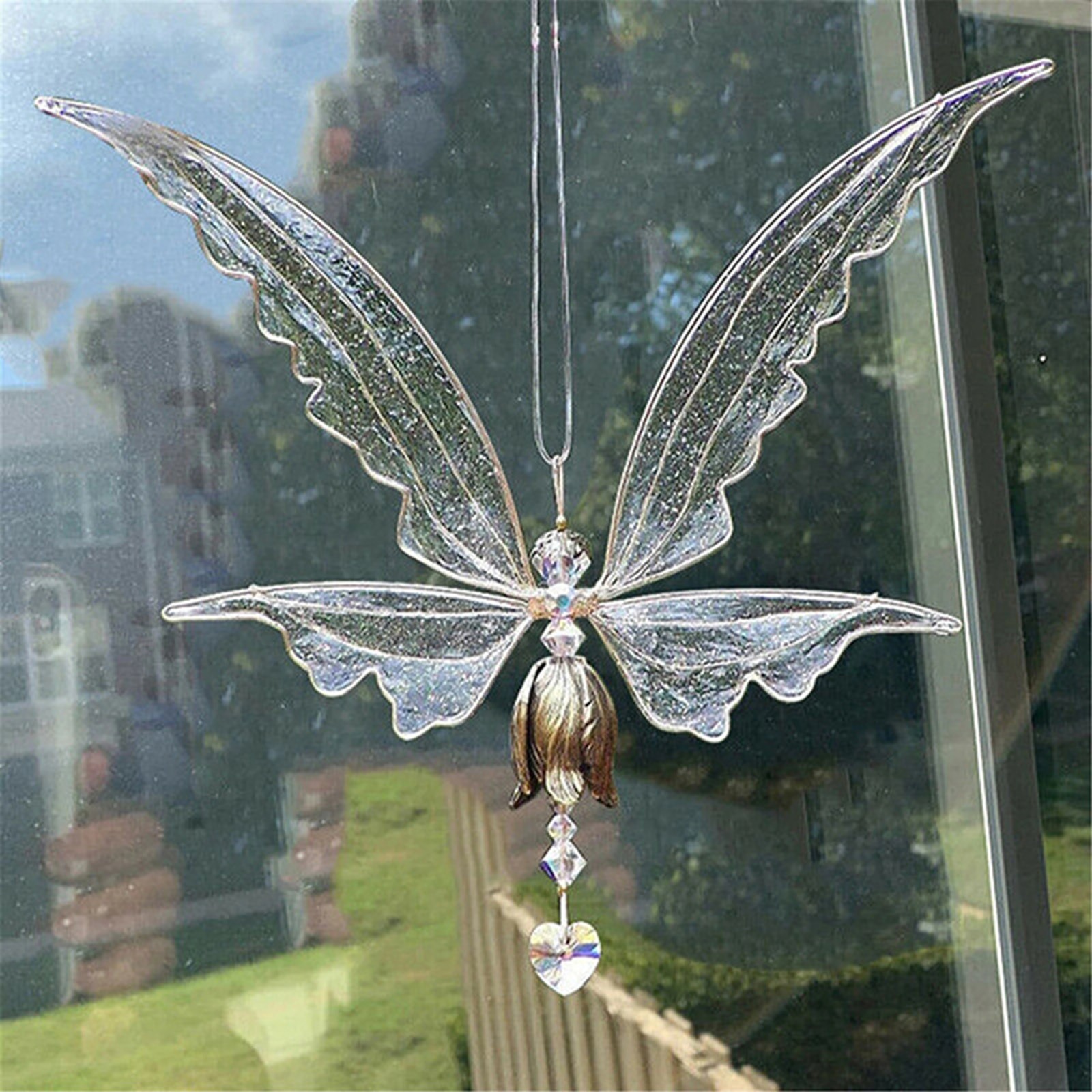 🎁BEST GIFT🦋Angel Wings Butterfly Wind Chime