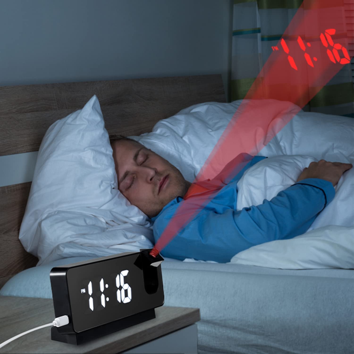 (🔥NEW YEAR SALE-49% OFF)-projection alarm clock⏰(BUY 2 GET FREE SHIPPING)