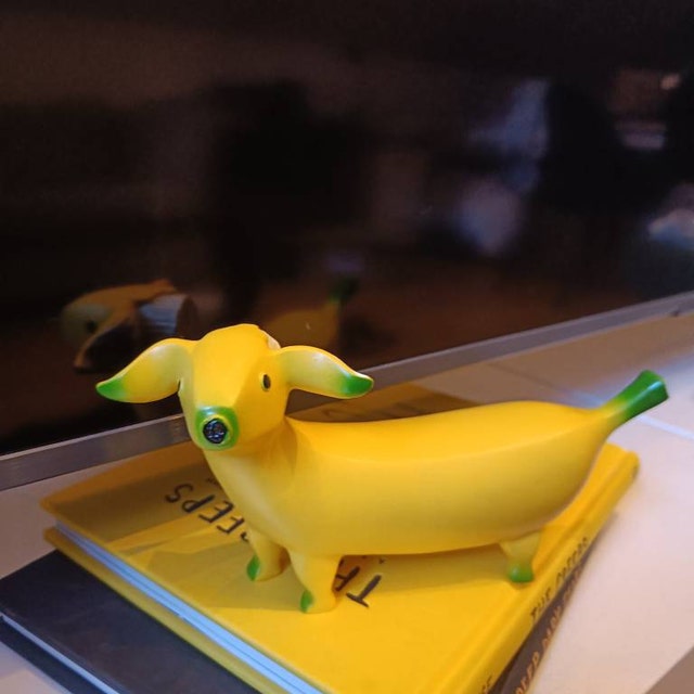 Banana Dog Statue 