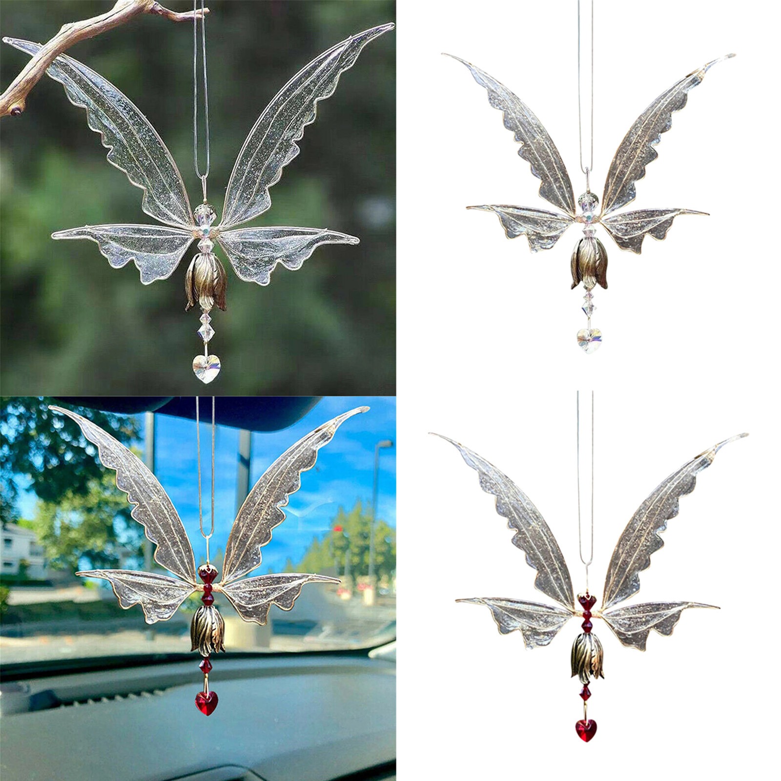 🎁BEST GIFT🦋Angel Wings Butterfly Wind Chime