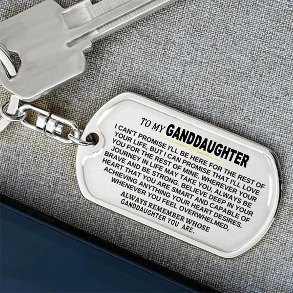 🔥To My Grandson - Remember Whose Grandson You Are - Unique Keychain