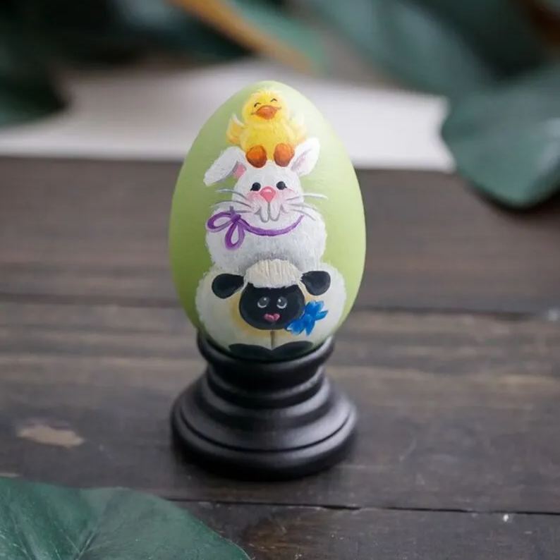 Wooden Easter Egg