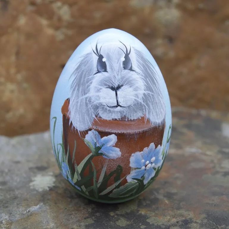 Wooden Easter Egg