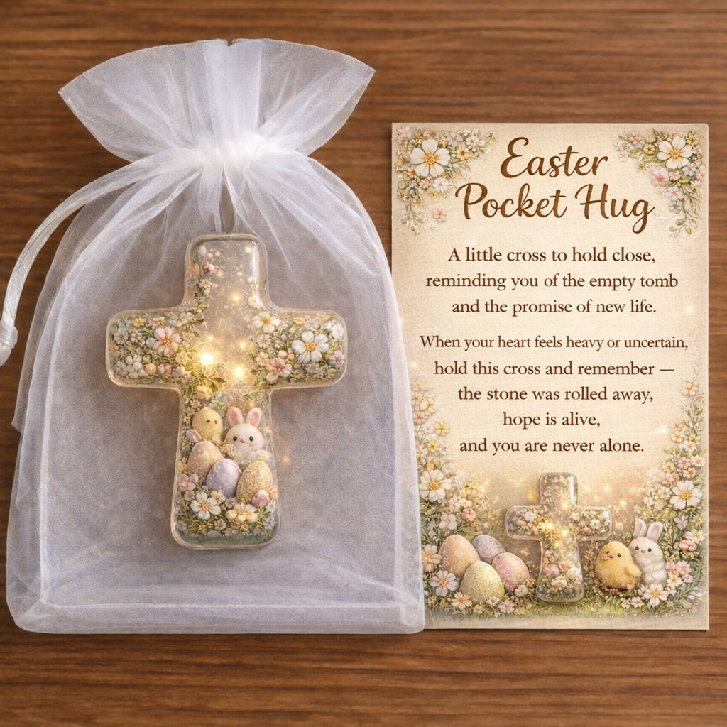 🐣 Early Easter Limited Time Discount–🐰 Handmade Easter Pocket Hug