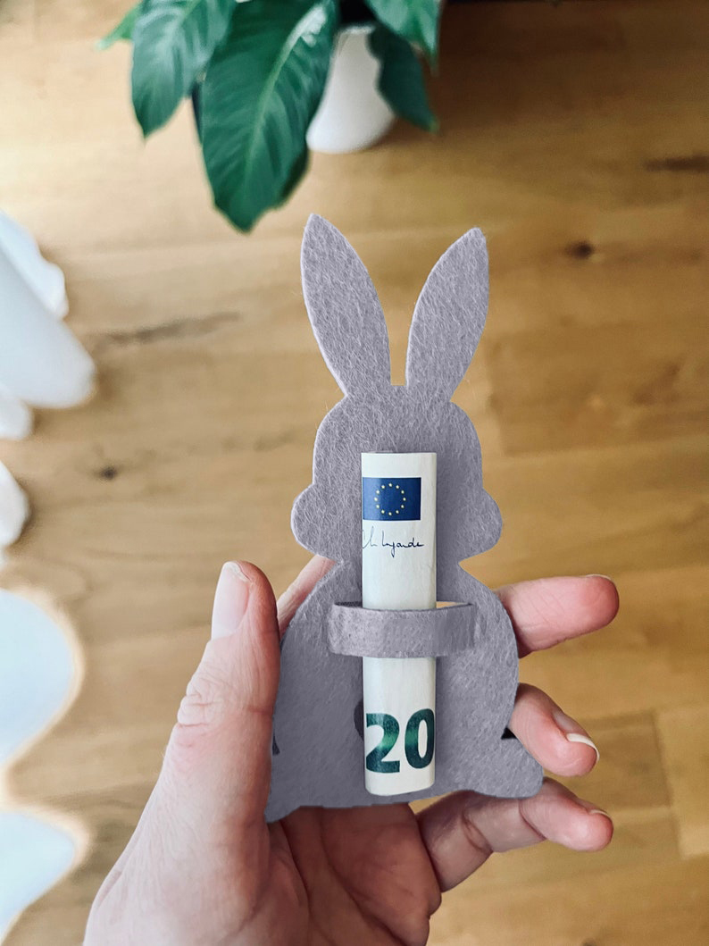 Easter Bunny Money Holder Gift