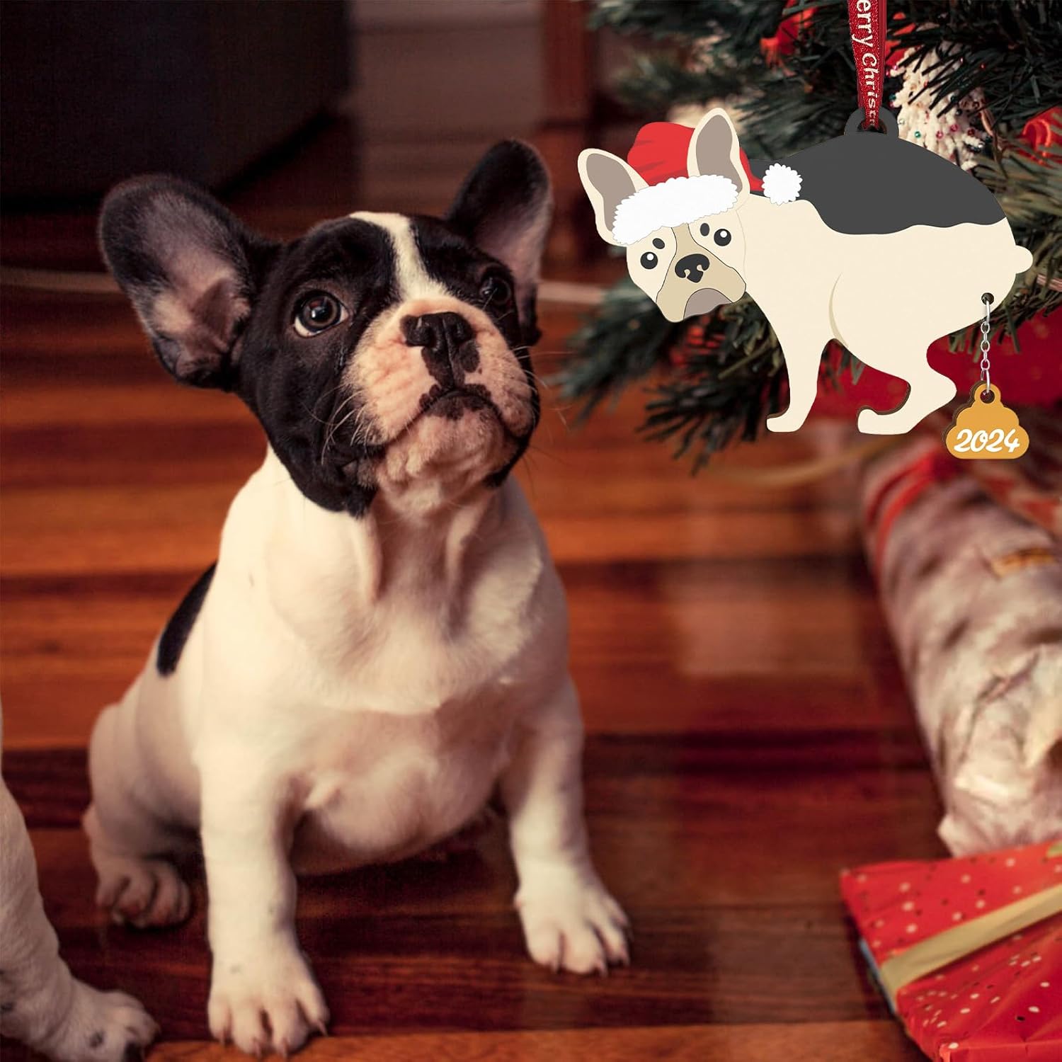 😹Funny Dog🦮 Pooping Ornaments for Christmas Tree