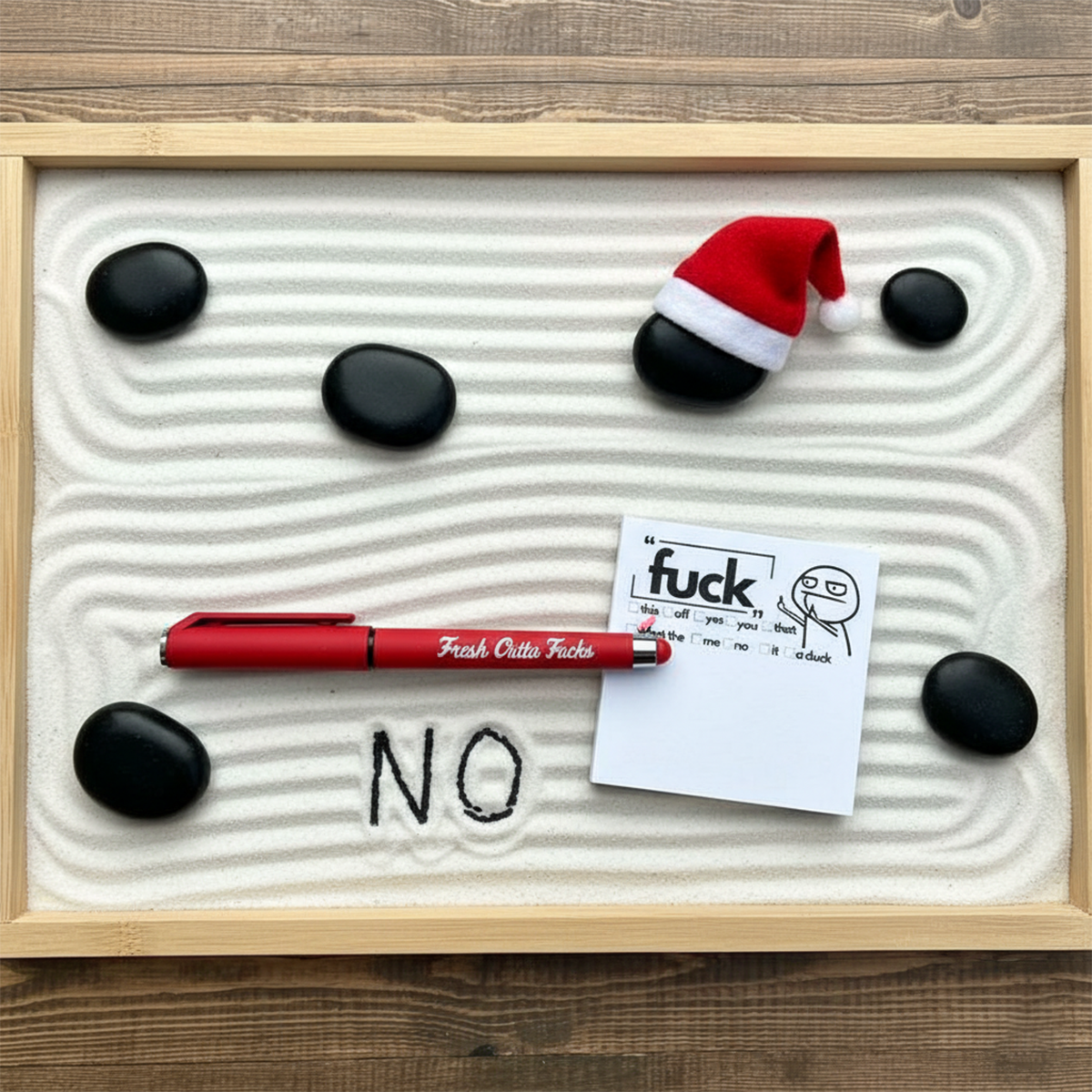 💥Last Day Promotion 50% OFF💝 【Office Spokesperson】Mental Checkout Bundle | Fresh Outta Fucks Stress-Relief Ballpoint Pen + Rant Pad | Office Christmas Gift Exchange | Best Friend's Prank Toolkit