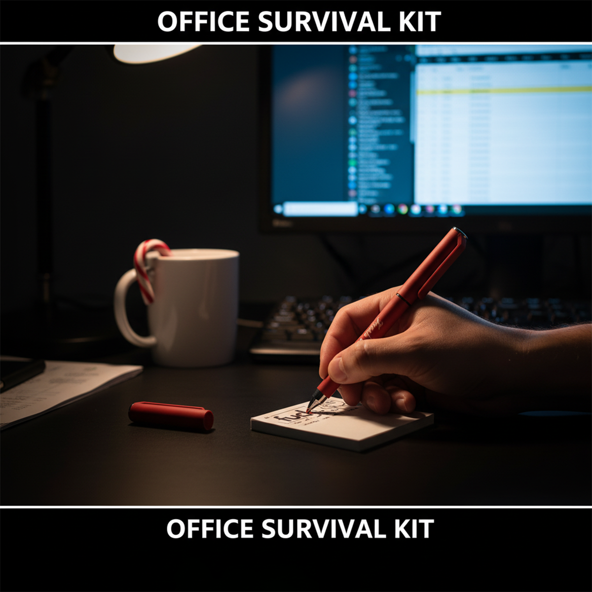 💥Last Day Promotion 50% OFF💝 【Office Spokesperson】Mental Checkout Bundle | Fresh Outta Fucks Stress-Relief Ballpoint Pen + Rant Pad | Office Christmas Gift Exchange | Best Friend's Prank Toolkit