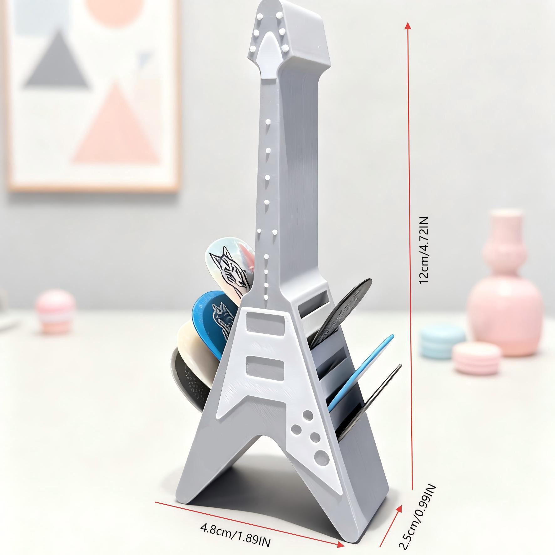 🎸 Guitar Pick Holder Stand