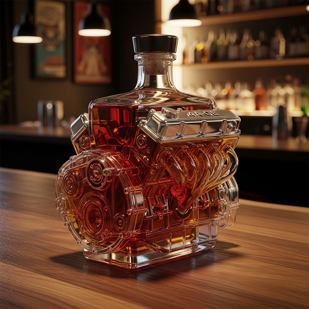 Engine-Shaped Hip Flask – flairgifts.com
