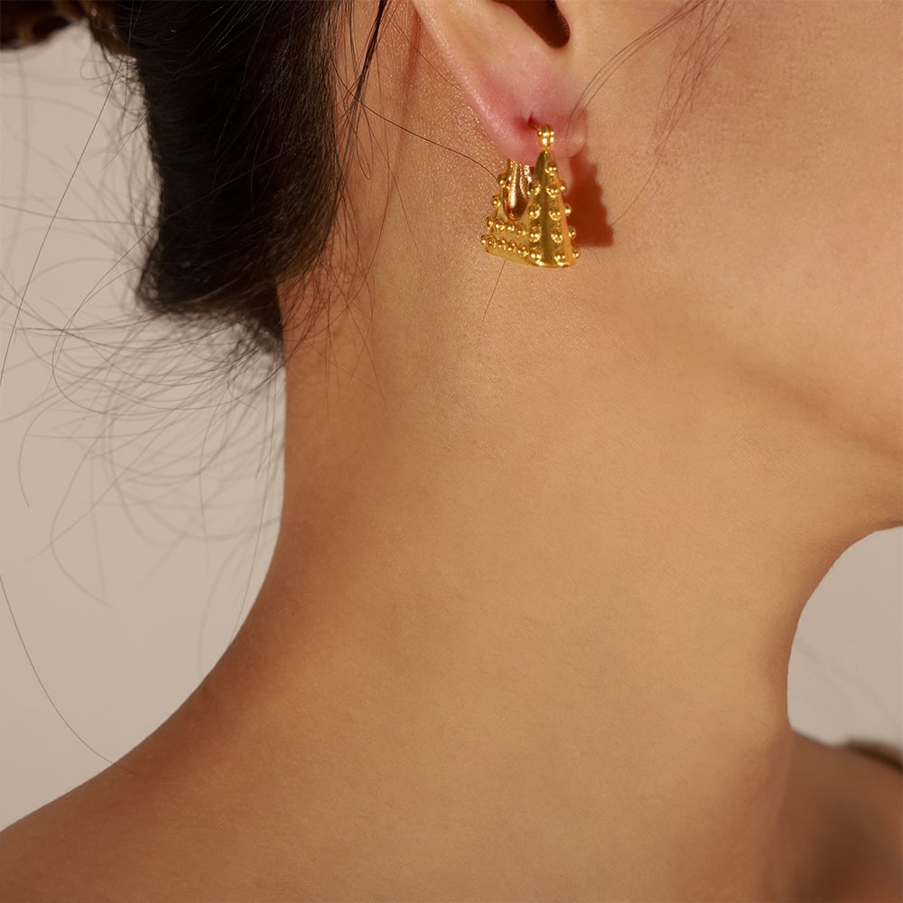 New Minimalist Punk Earrings For Women Party Retro Jewelry