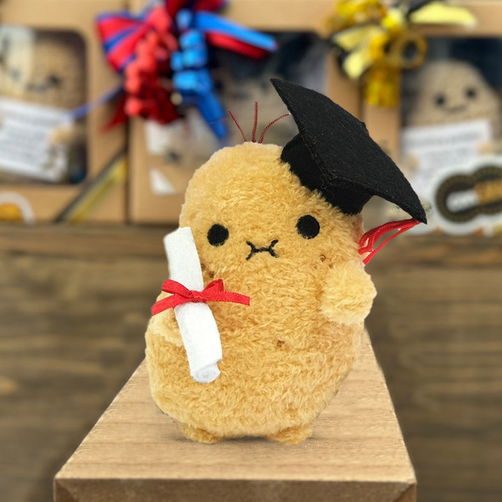 👨‍🎓 Graduation Potato Plush Mini Plush Toy