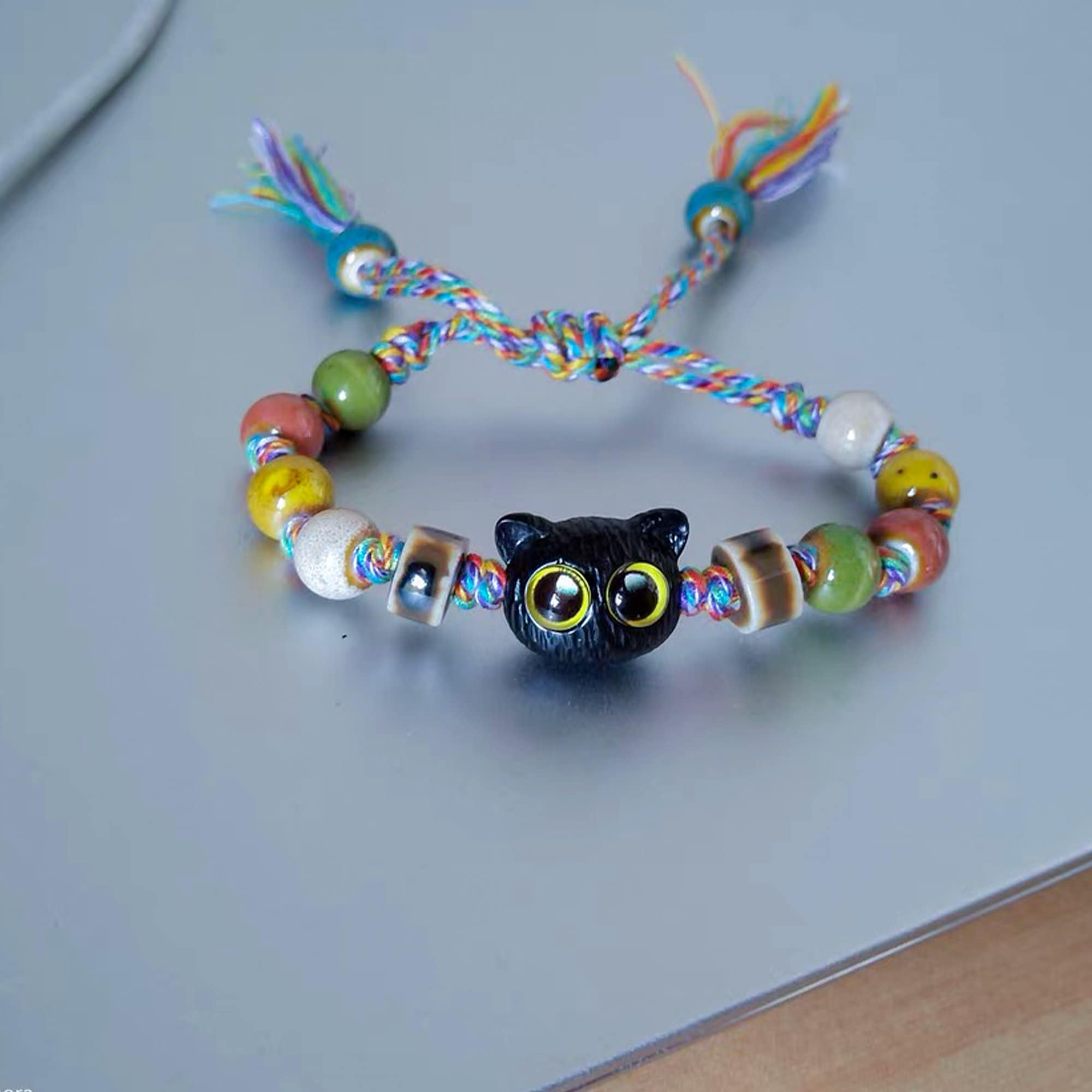 💖Handmade Cute Cat bracelet