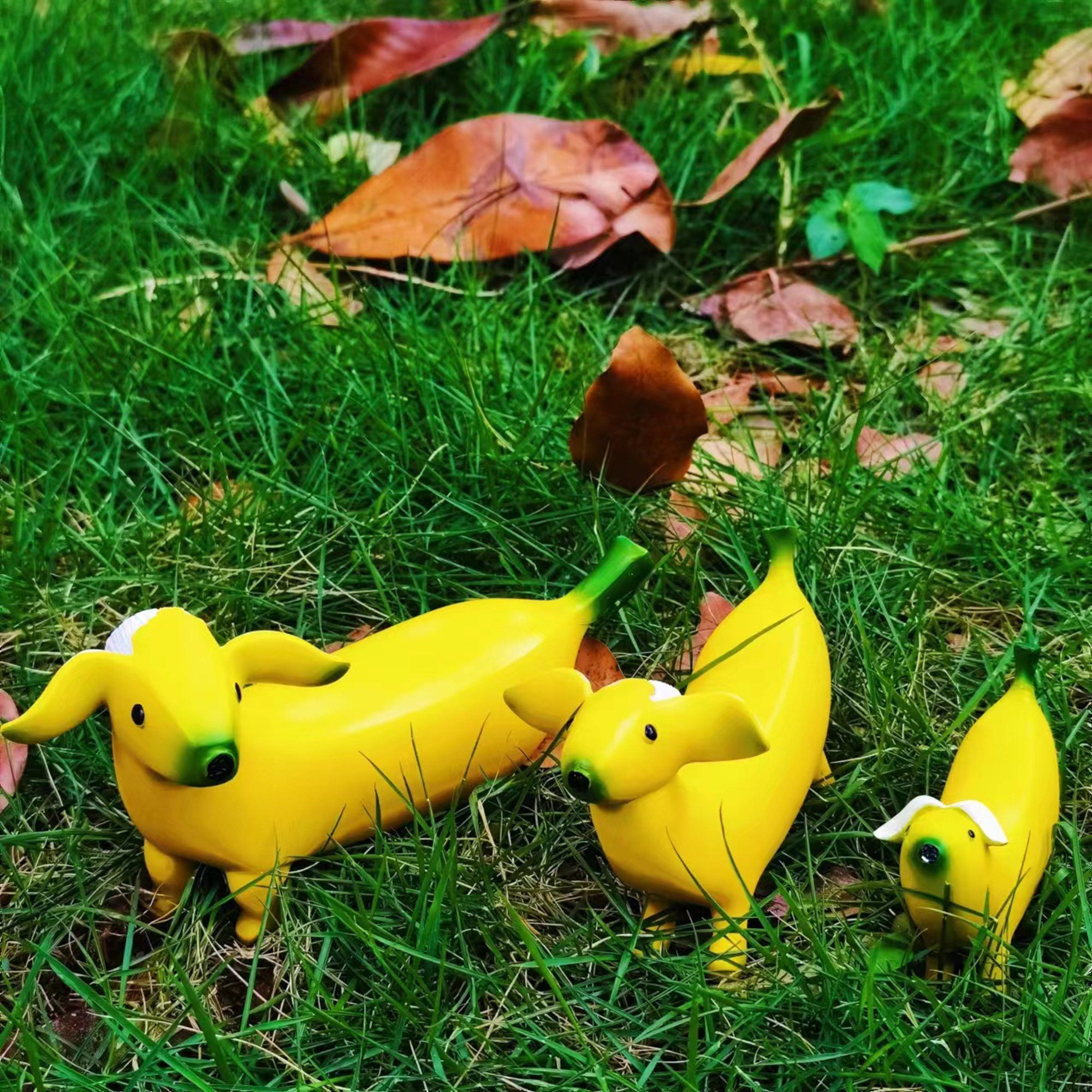 Banana Dog Statue 