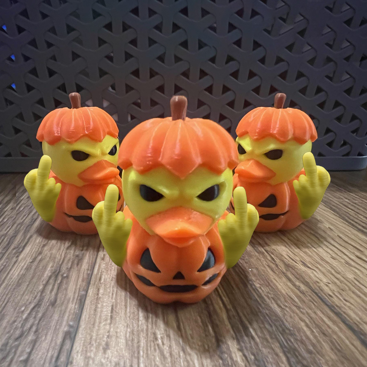 🤣Middle Finger Pumpkin Ducks
