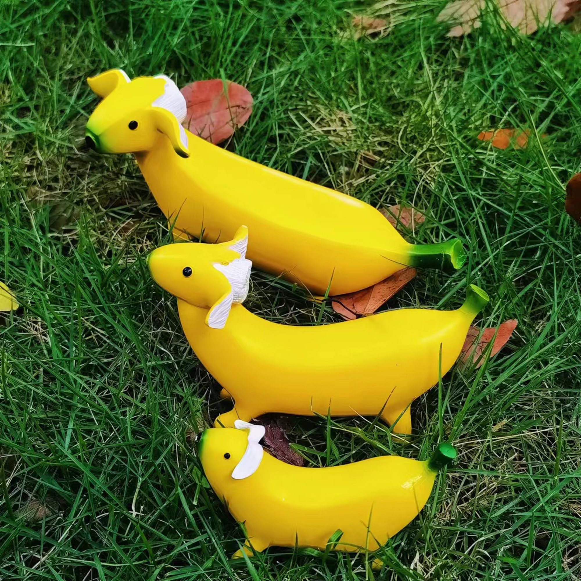 Banana Dog Statue 
