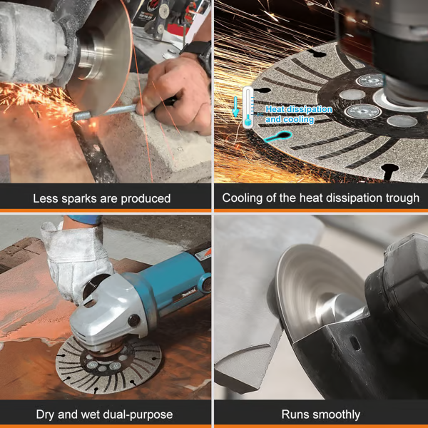 ⚙️ Angle Grinding Wheel – Electroplated Diamond 4 ½" PLUS+