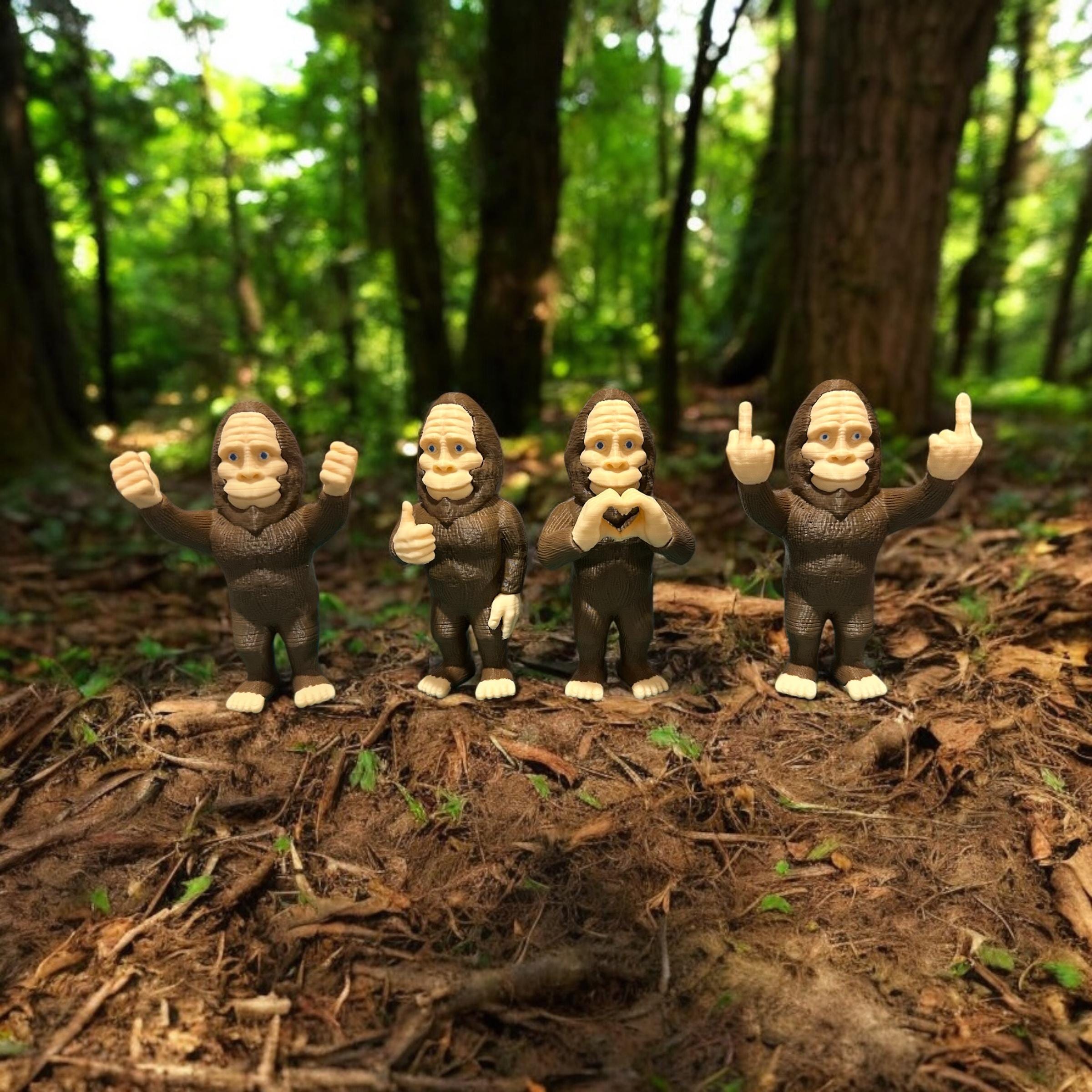 3D Printed Sassy Bigfoot Figurine