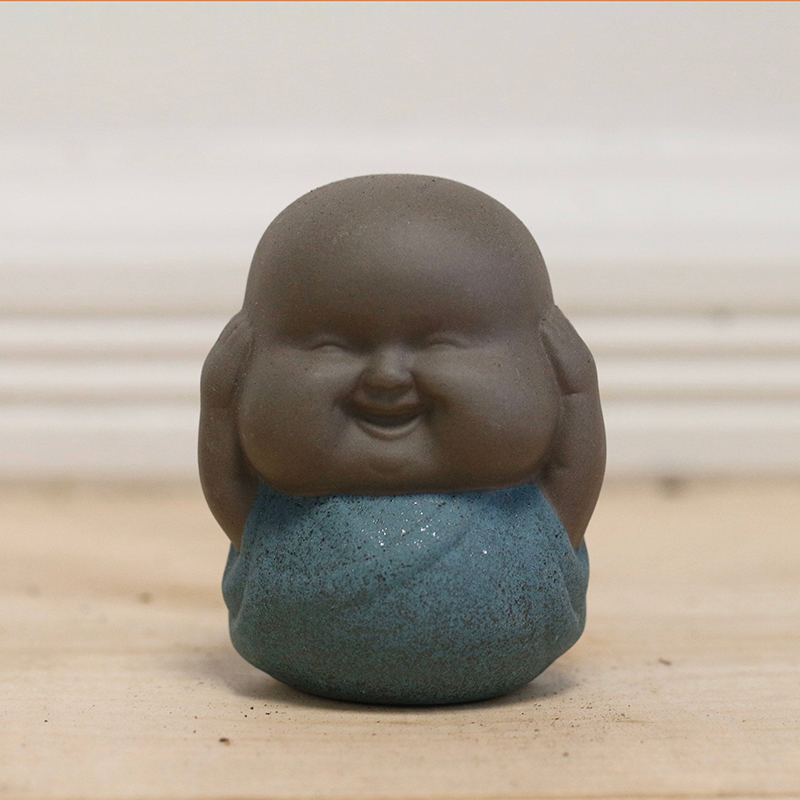 Chubby Little Monk Ceramic Mini figurines🧘‍♂️