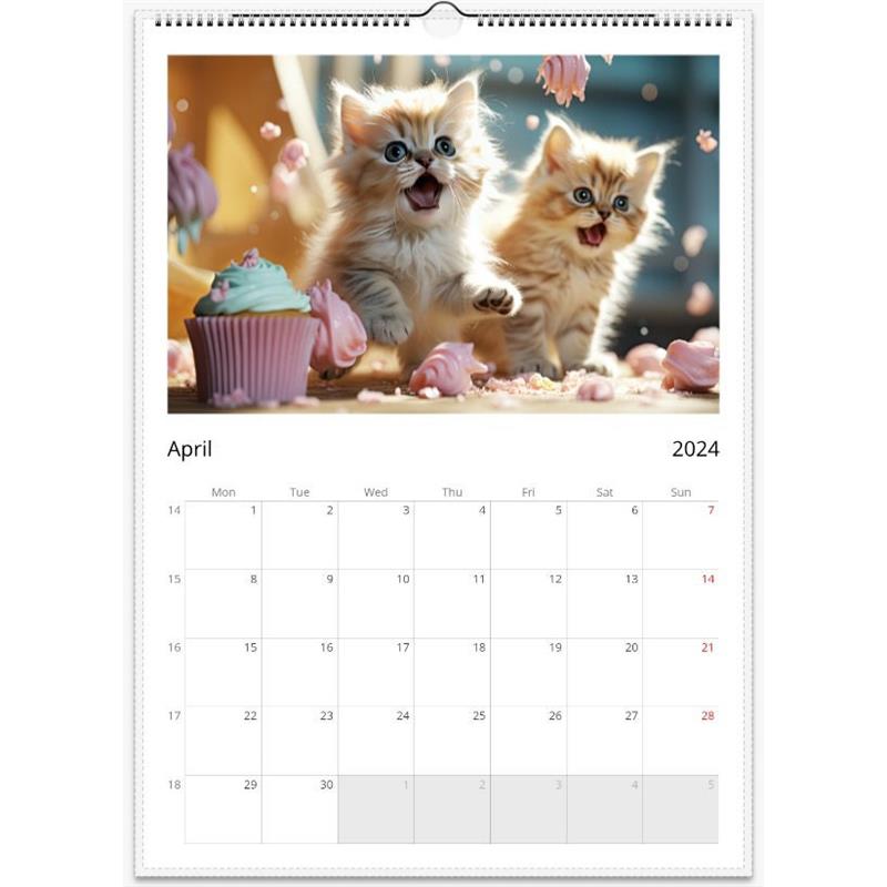 Interesting 2024 Gifts Cute Cake Cat Calendar 2024   Il NxN 5424777720 8fj9 