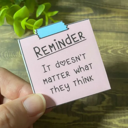 Mental Health Sticky Note Stickers