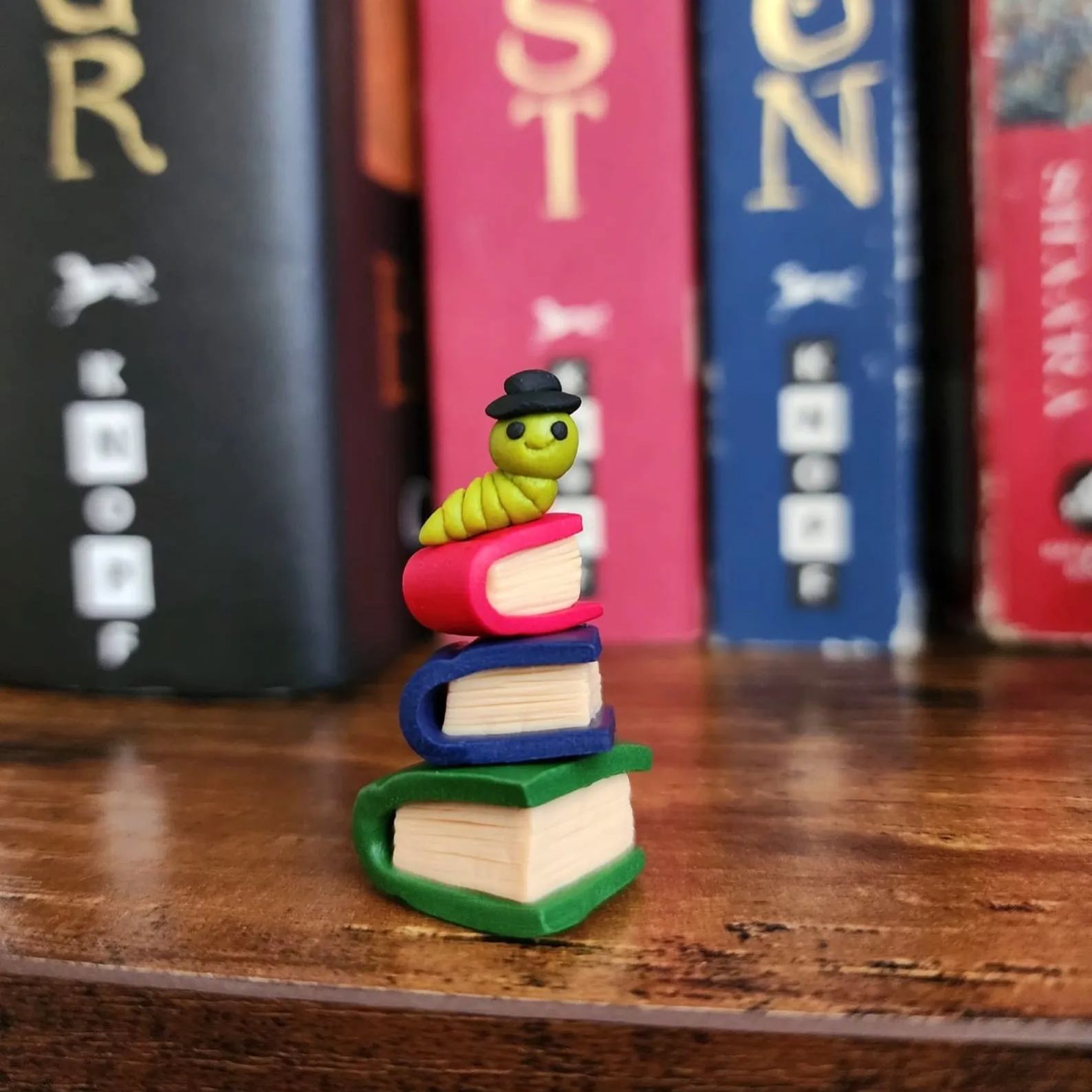 Fancy Bookworm with a Top Hat-Nerdy Gifts for Readers