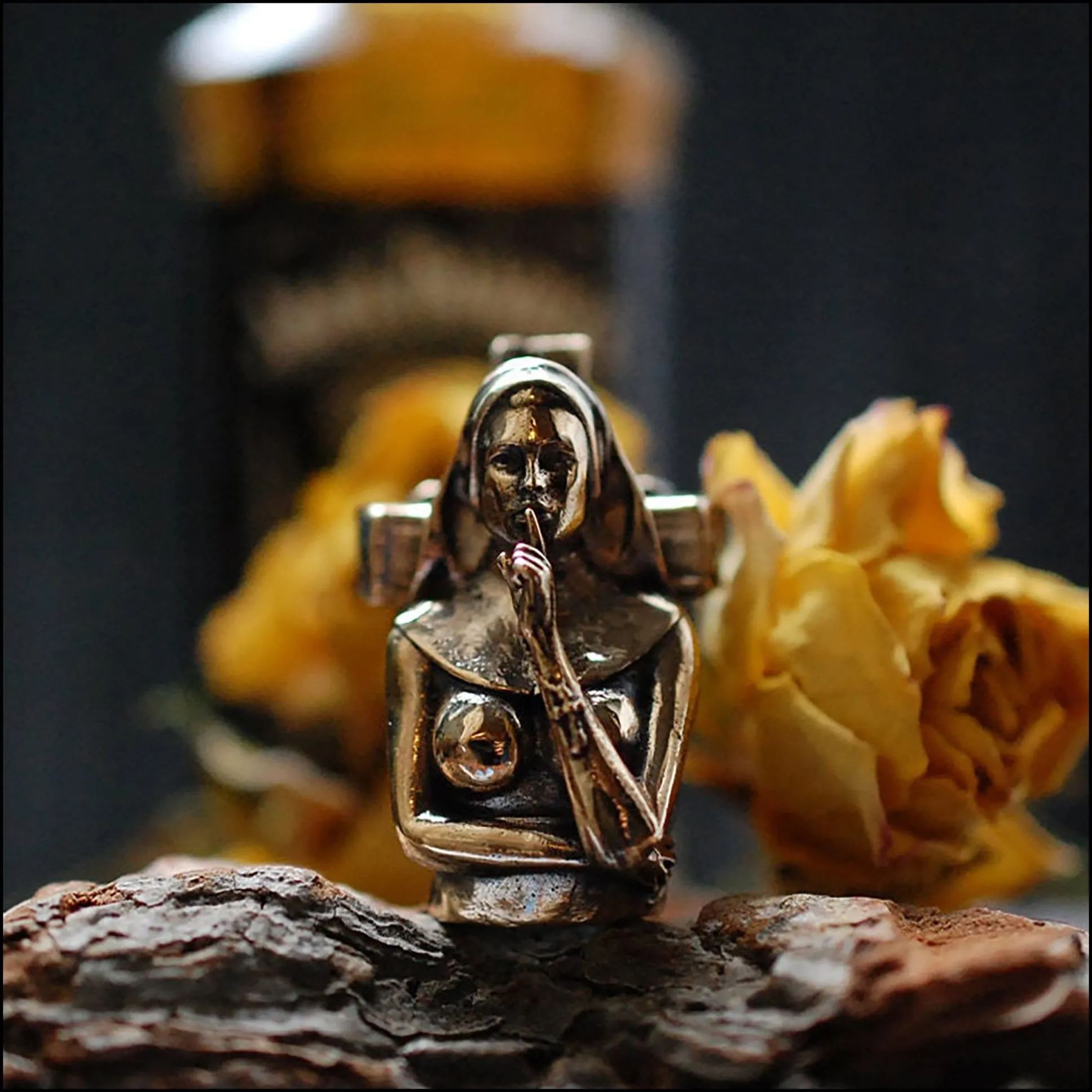 Nun PARACORD CLASP BEAD Naked Woman Sinner 