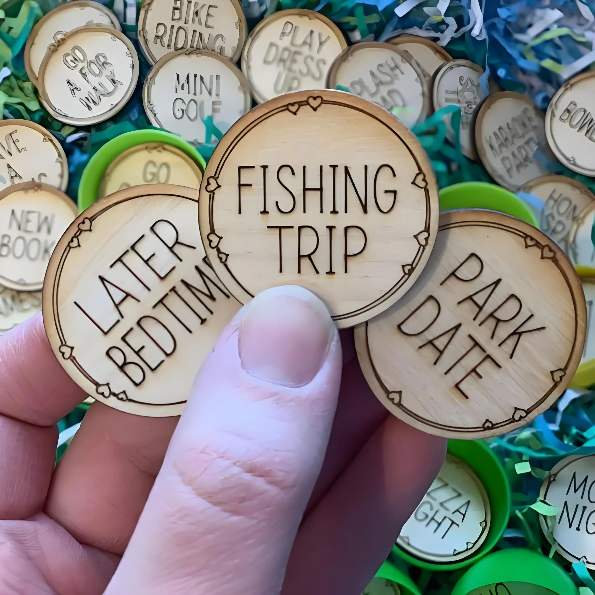 🐰Wooden Easter Reward Coins