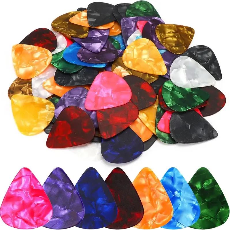 10-Pack Premium Celluloid Guitar Picks