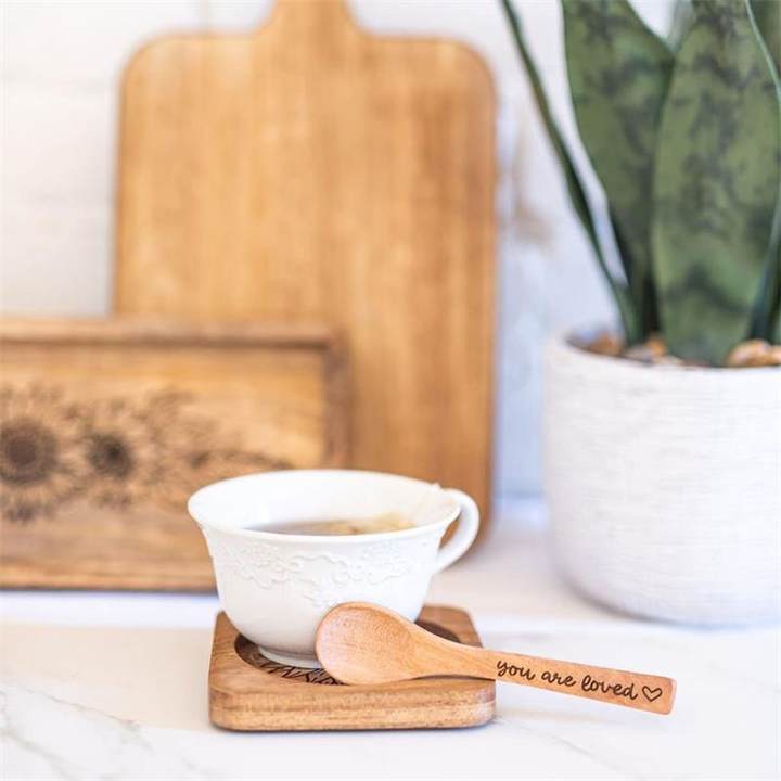 Valentine's Day gift-Small Wooden Sugar Spoon