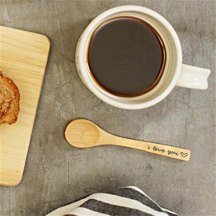 Valentine's Day gift-Small Wooden Sugar Spoon