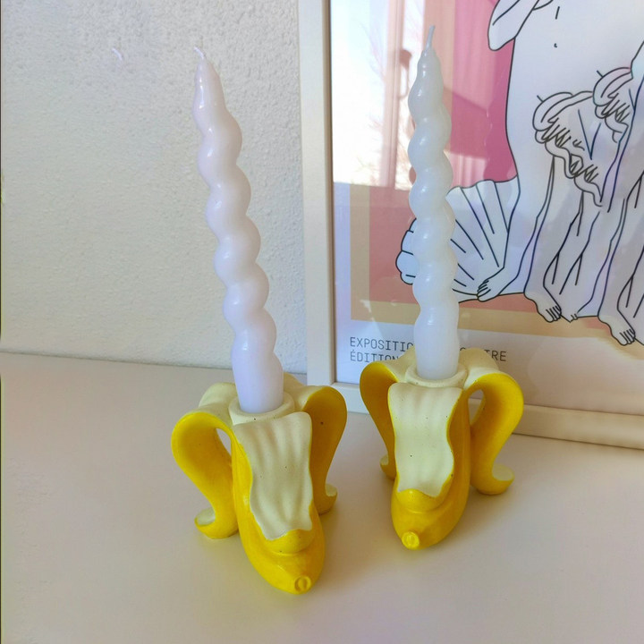 🔥Banana Shaped Candle Holder🍌