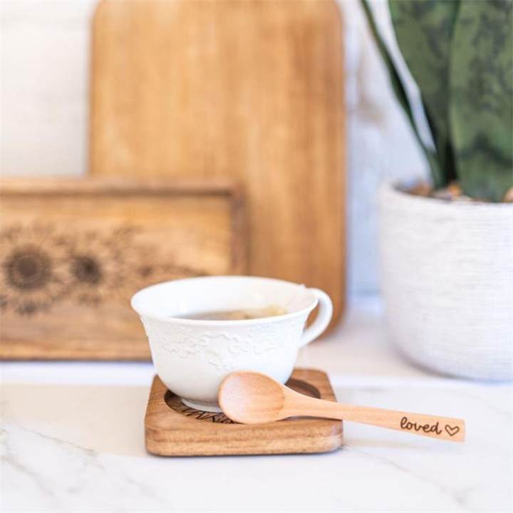 Valentine's Day gift-Small Wooden Sugar Spoon