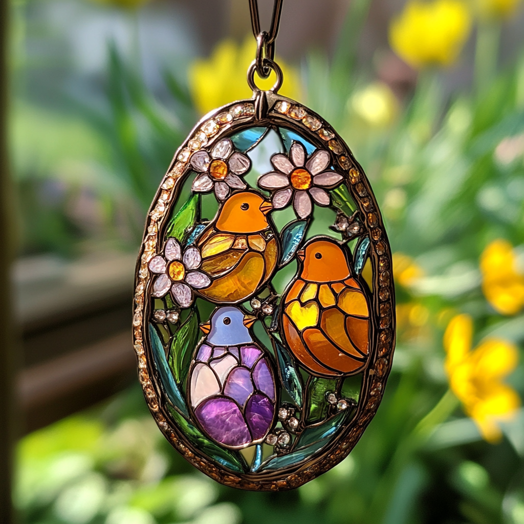 Funny Easter Suncatcher