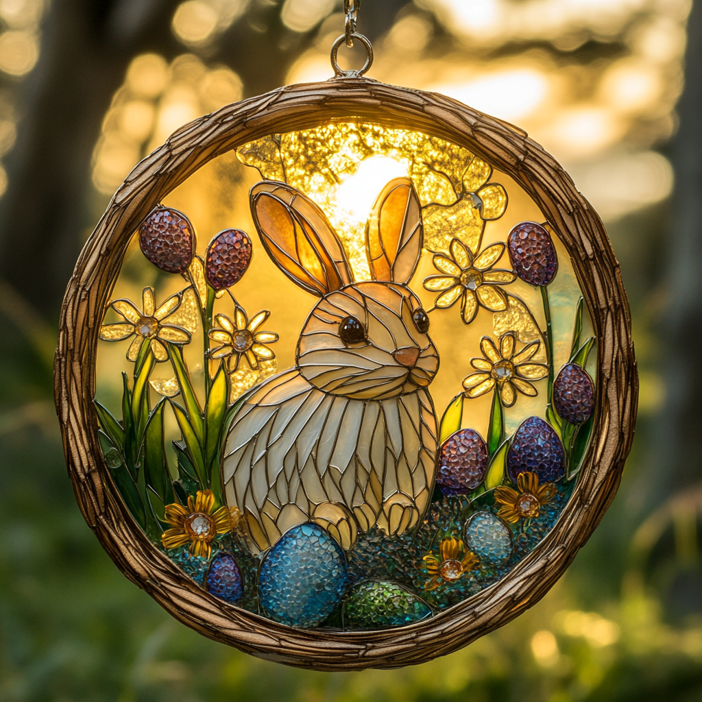 Funny Easter Suncatcher