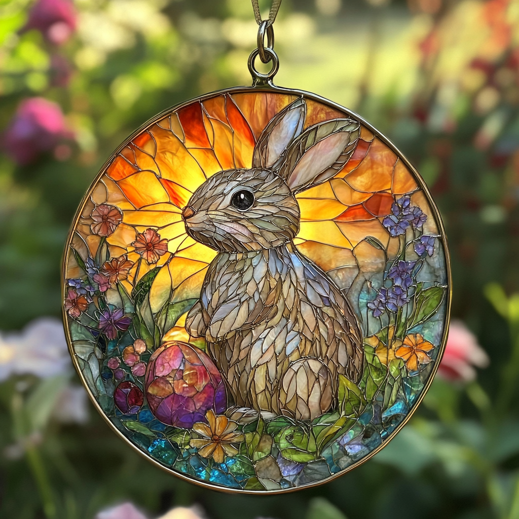 Funny Easter Suncatcher