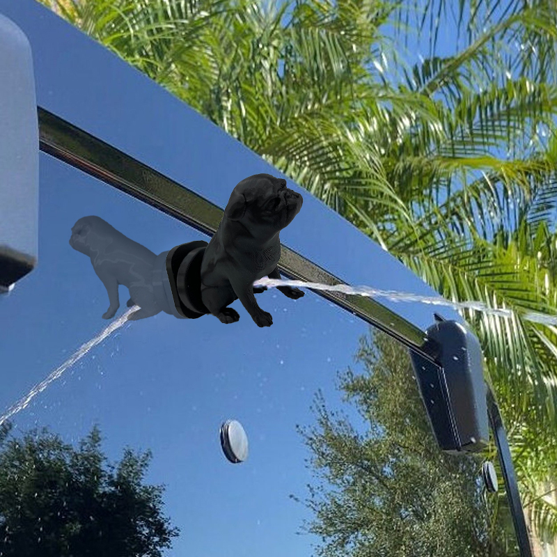 🚗💦 Meet the Ultimate Car Accessory: The Fun Middle Finger Spraying Duck! 🦆💥