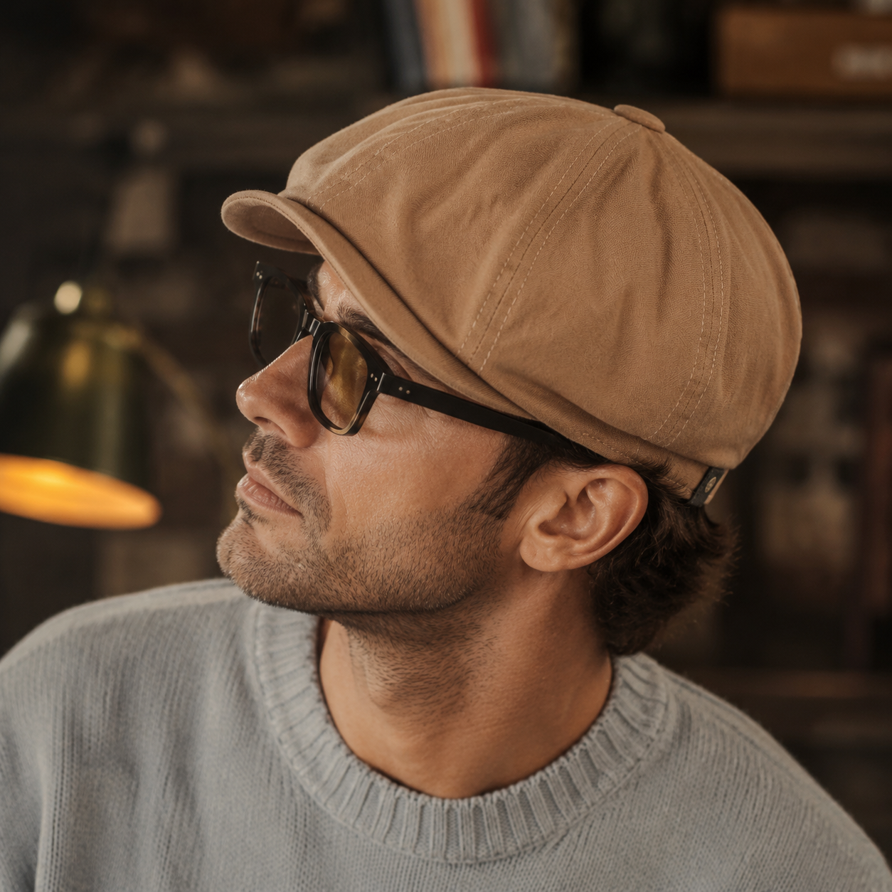  Casual Newsboy Hat Retro Beret Painter Cap Peaky Blinder Wild Casual Octagonal Cap
