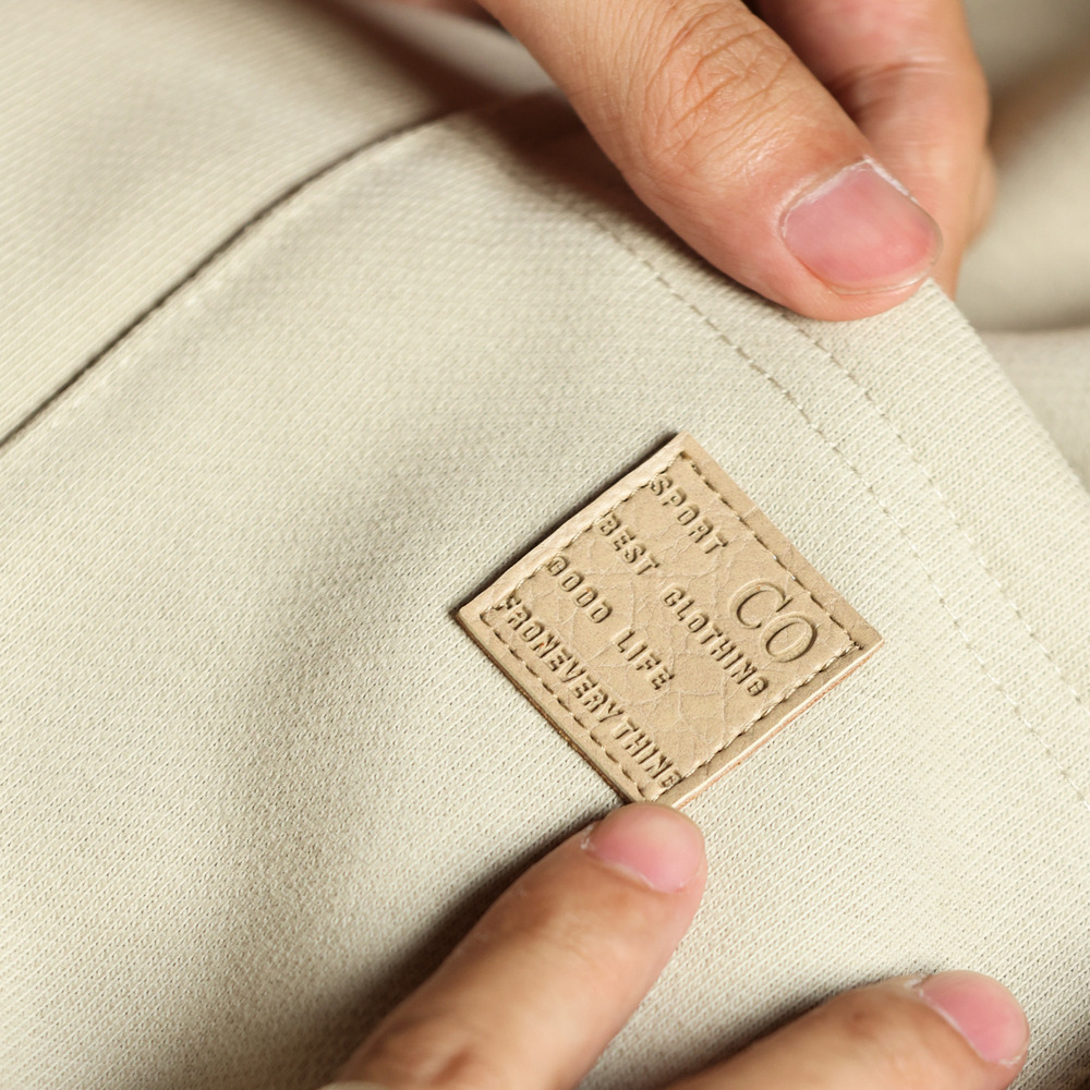 Casual round neck hoodie for men, loose loop bottom fleece fleece vintage base coat