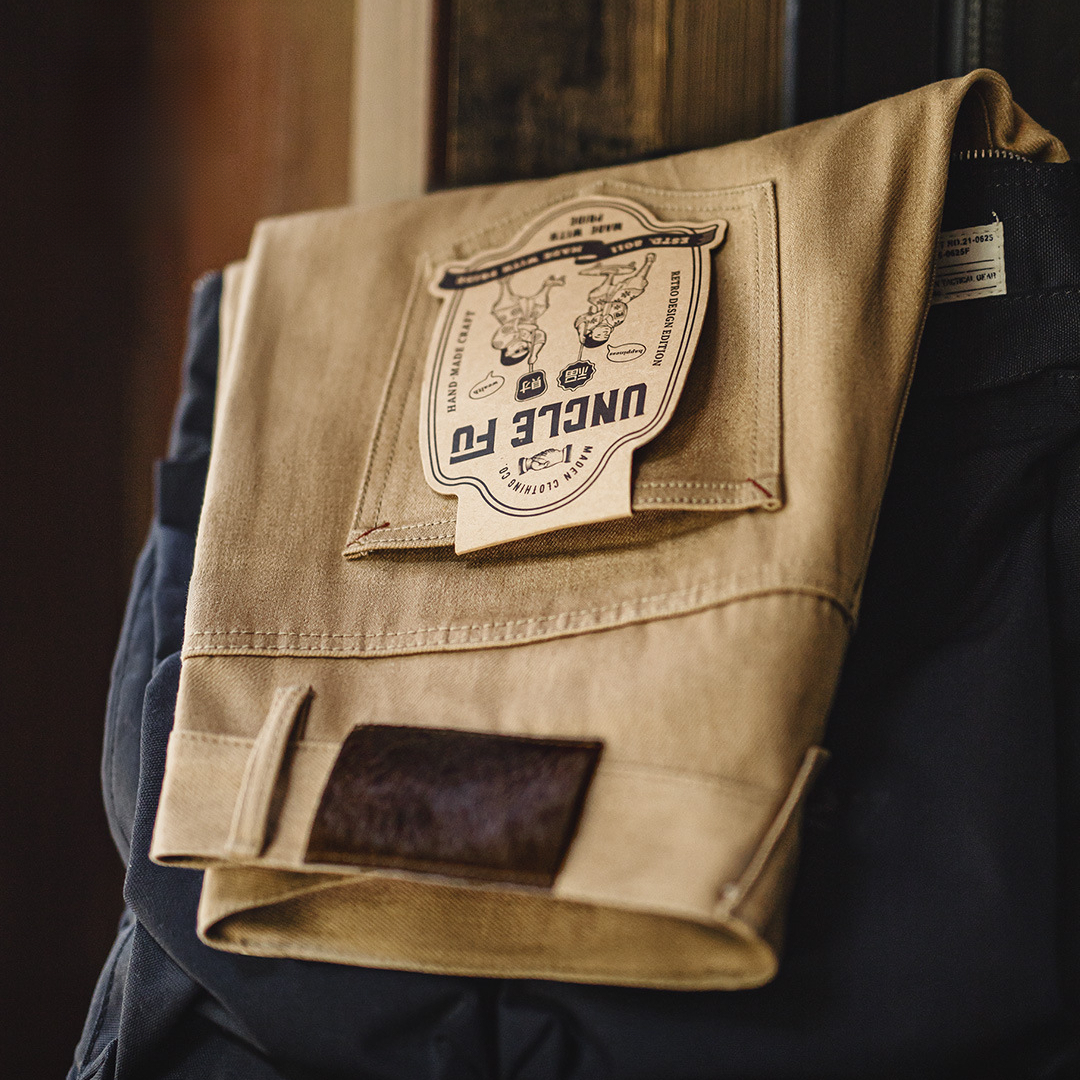 American Retro Khaki Brown Men's Straight Tube Yellowstone  Casual Jeans