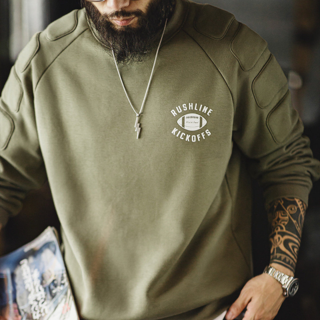 American Style Fleece Hoodie With Thickened And Warm Top, Loose Round Neck Hoodie