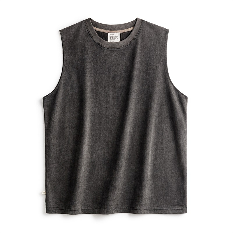 Maden Vintage Tough Guy Old Tank Top Pure Cotton Sports and Fitness Backing Sweetheart Sleeveless T-shirt