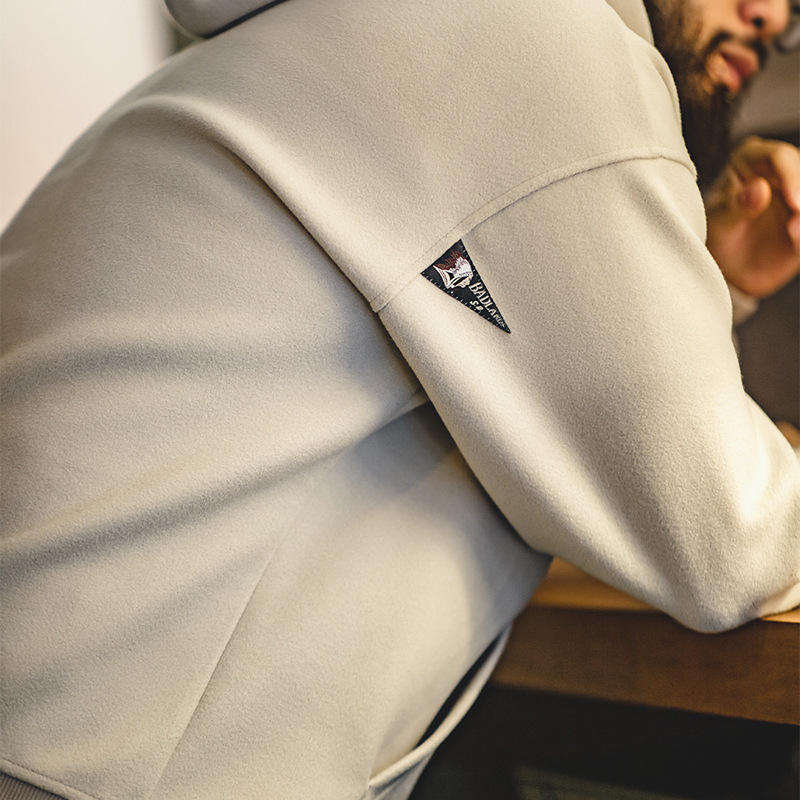 Maden Heavy Woolen Cleanfit Profile Loose Hooded Pullover