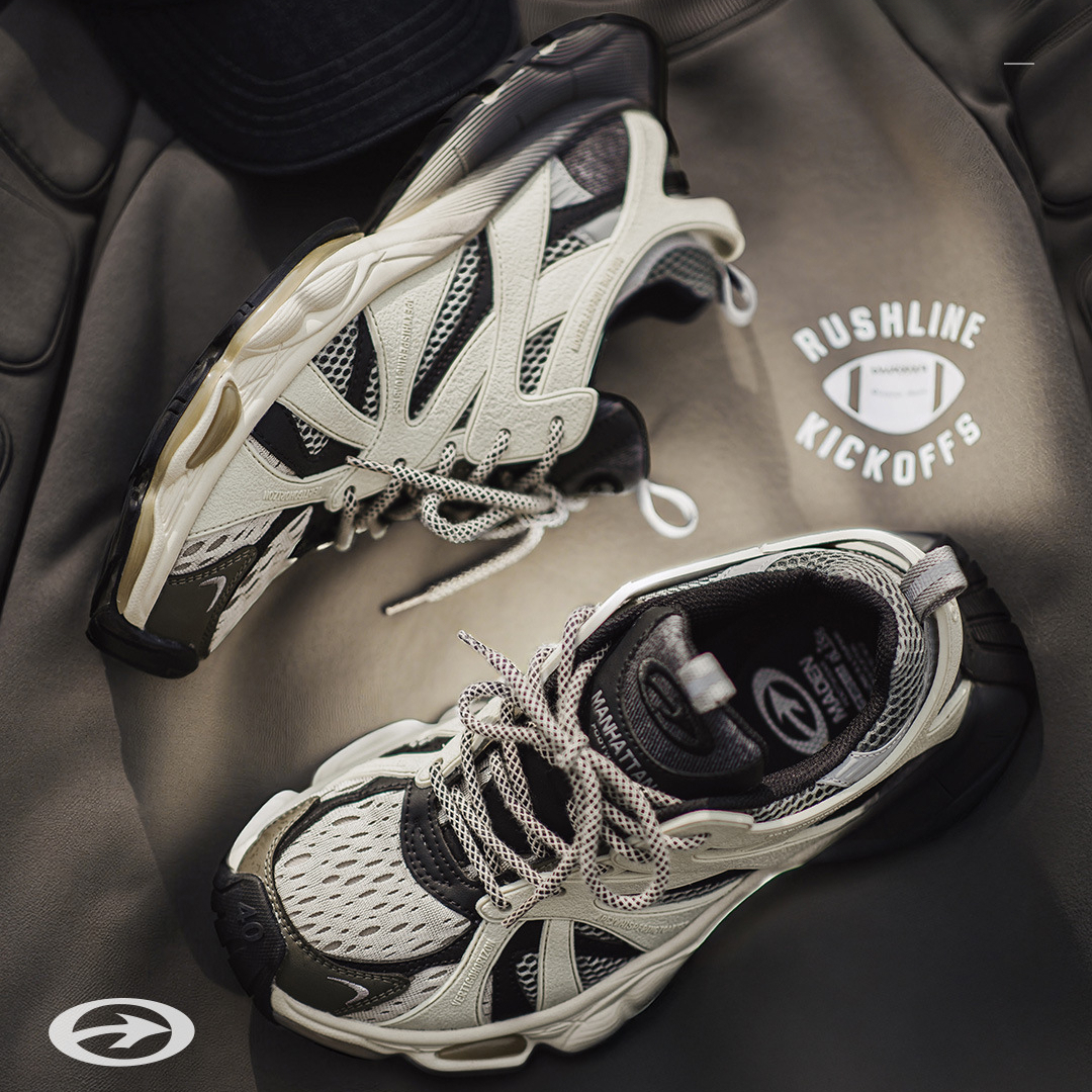 Manhattan Gradient Winter New Men's Thick-Soled Retro Sports Casual Shoes