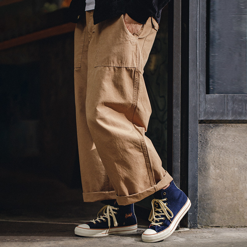 Maden Retro Corduroy High Top Board Shoes Trendy Low Top Casual Cloth Shoes Trendy Shoes