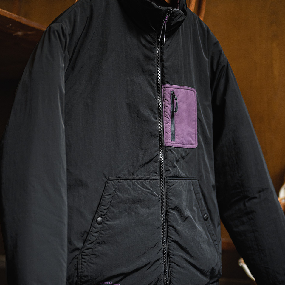 American Double-Sided Mountain Style Thick And Warm Short Stand Up Collar Jacket